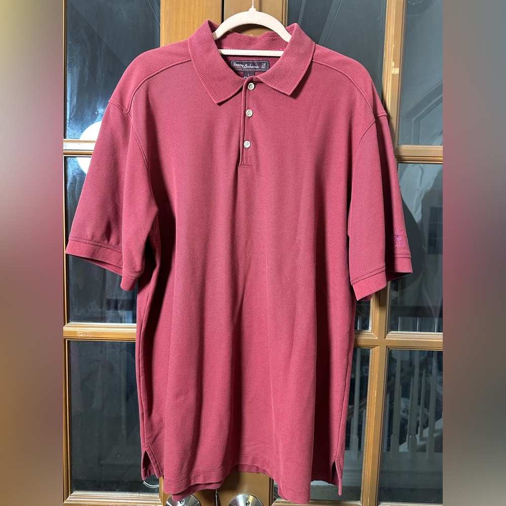 Tommy Bahama Burgundy Polo Shirt